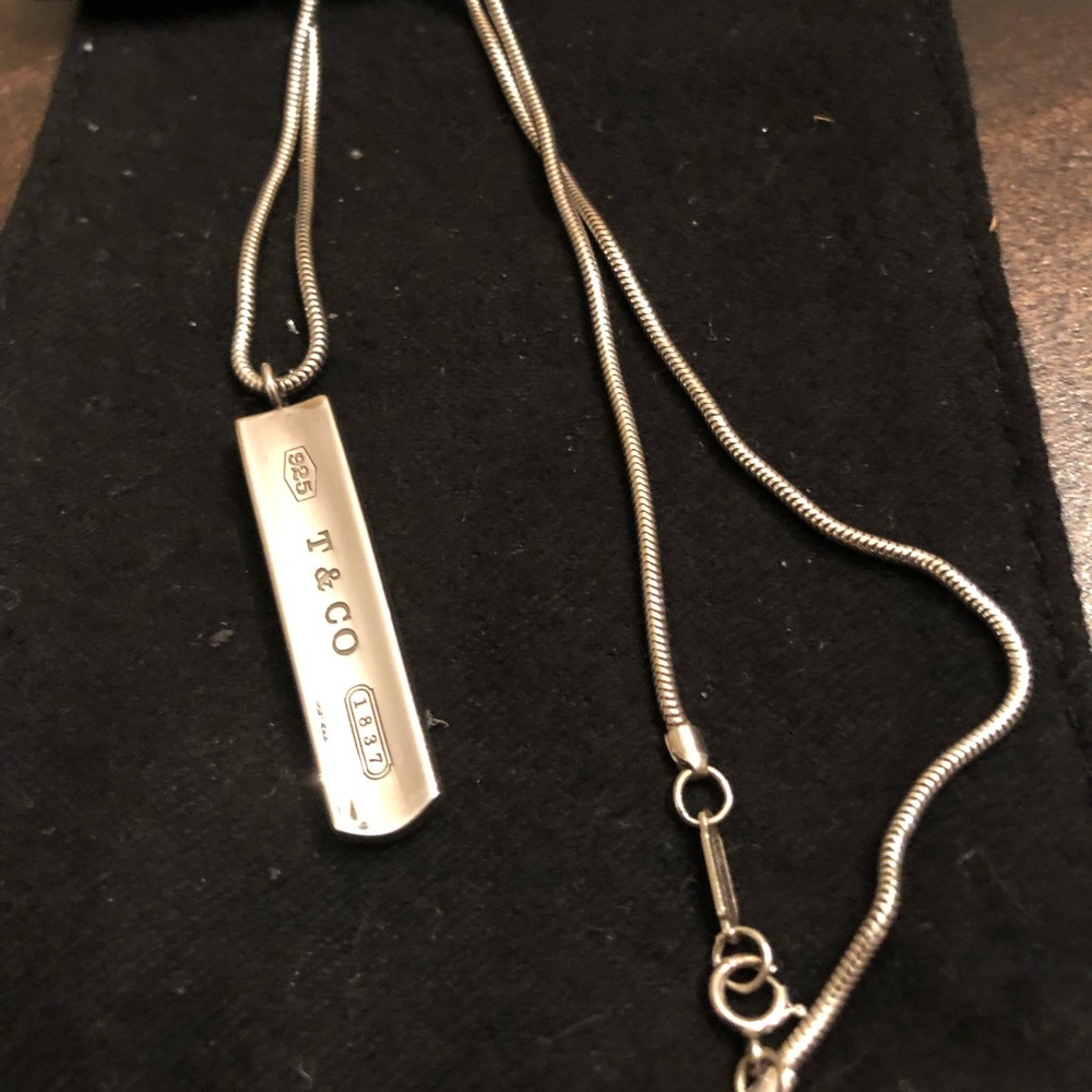 Tiffany Bar Necklace